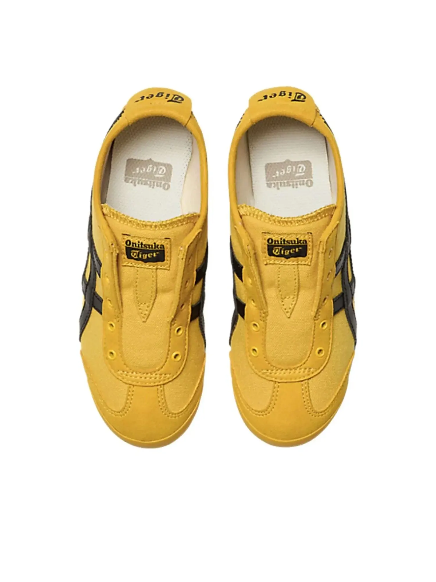 Детские кеды без шнуровки Mexico 66 Slip-On Onitsuka Tiger — изображение 3 из 6, желтый