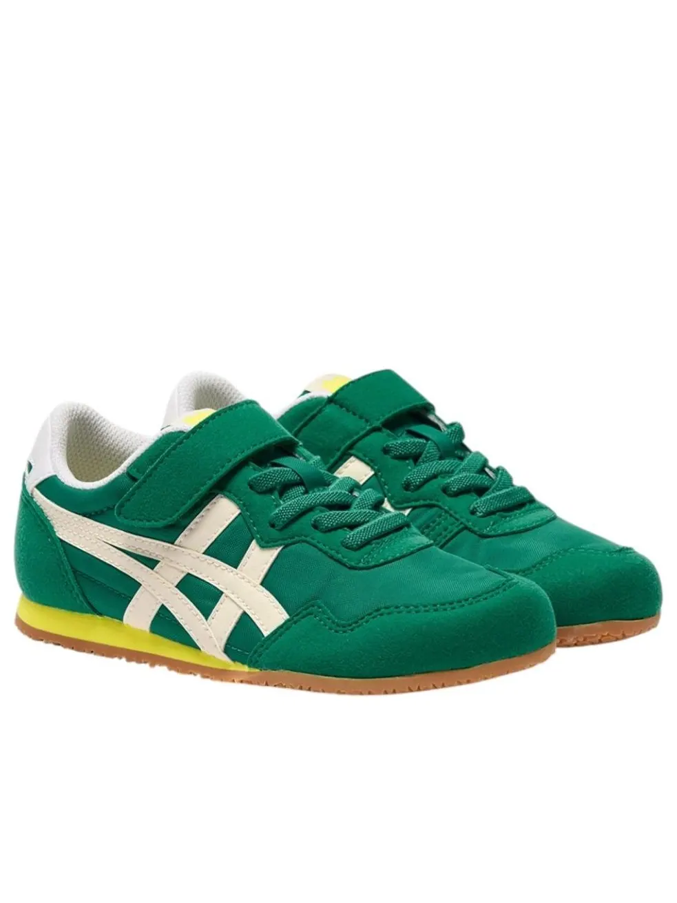 (PS) Onitsuka Tiger Serrano 'Forest Green Cream' — изображение 4 из 7, зеленый/кремовый