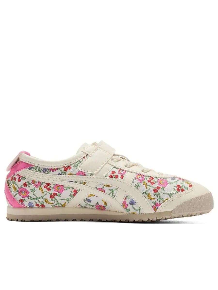 Кроссовки (PS) Onitsuka Tiger Mexico 66 'White Cream Floral' — изображение 2 из 6, бежевый