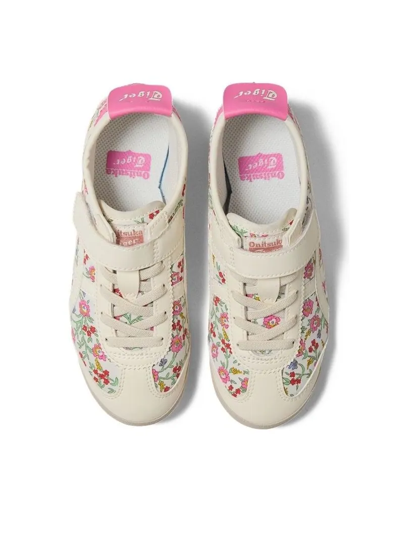 Кроссовки (PS) Onitsuka Tiger Mexico 66 'White Cream Floral' — изображение 5 из 6, бежевый