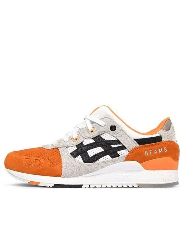 Кроссовки afew x beams x gel lyte 3 Asics — изображение 1 из 4, белый/оранжевый
