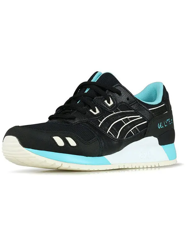 Кроссовки гель лайт 3 Asics — изображение 3 из 4, черный