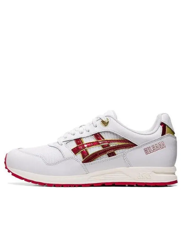 Кроссовки гель сага Asics — изображение 1 из 4, белый/красный
