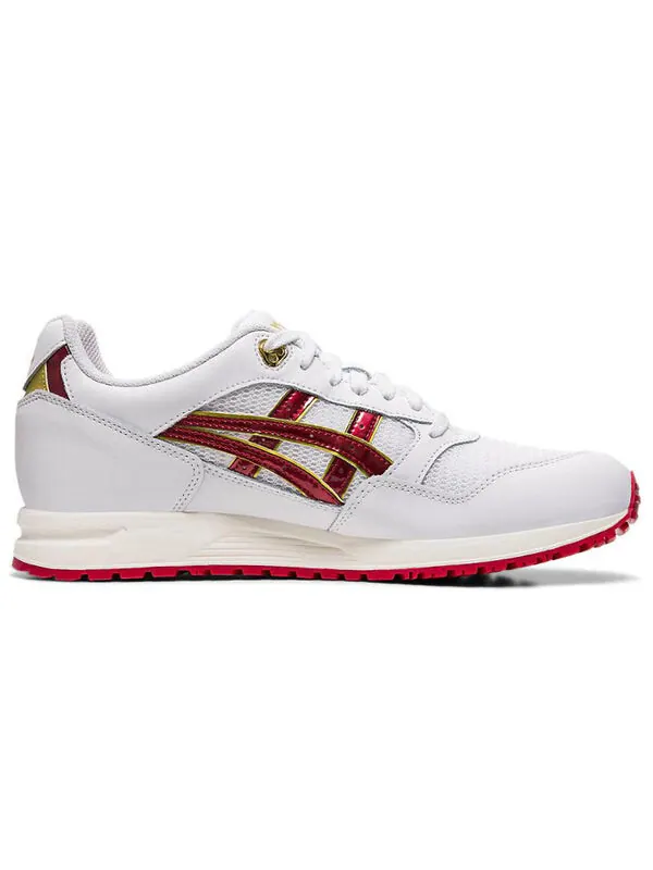 Кроссовки гель сага Asics — изображение 2 из 4, белый/красный