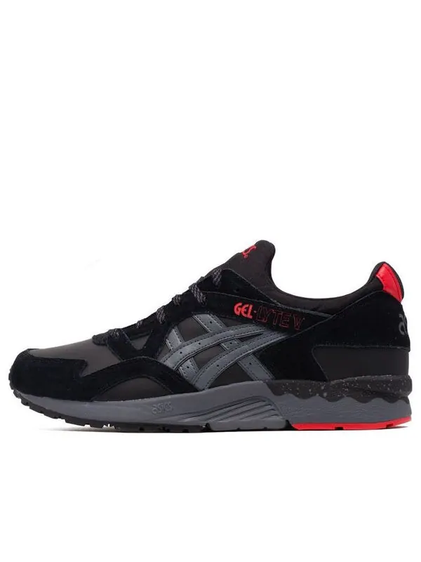 Кроссовки gel lyte v нескользящие дышащие низкие спортивные Asics — изображение 1 из 4, черный/серый