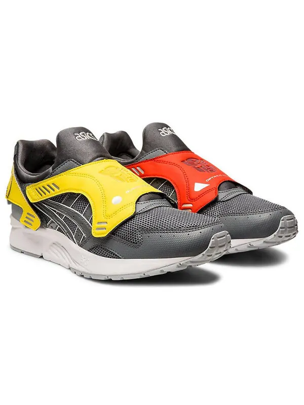 Кроссовки трансформеры x гель лайт 5 Asics — изображение 3 из 4, серый/желтый
