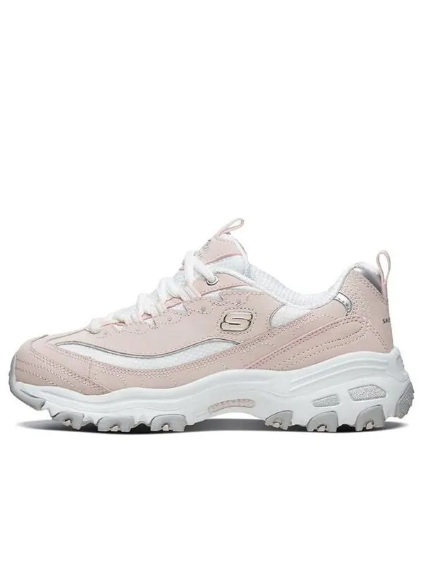 Кроссовки d'lites fashion sneakers pink/white Skechers — изображение 1 из 4, розовый/синий