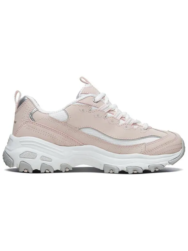 Кроссовки d'lites fashion sneakers pink/white Skechers — изображение 2 из 4, розовый/синий