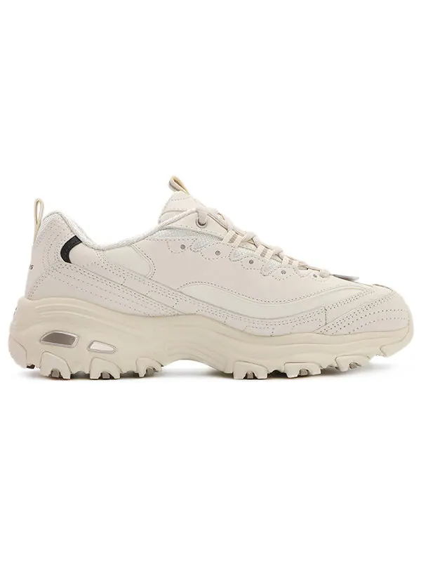 Кроссовки d'lites 1.0 low cut clunky shoes grey/white Skechers — изображение 2 из 4, белый