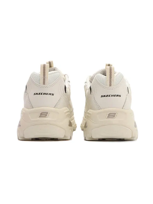 Кроссовки d'lites 1.0 low cut clunky shoes grey/white Skechers — изображение 3 из 4, белый