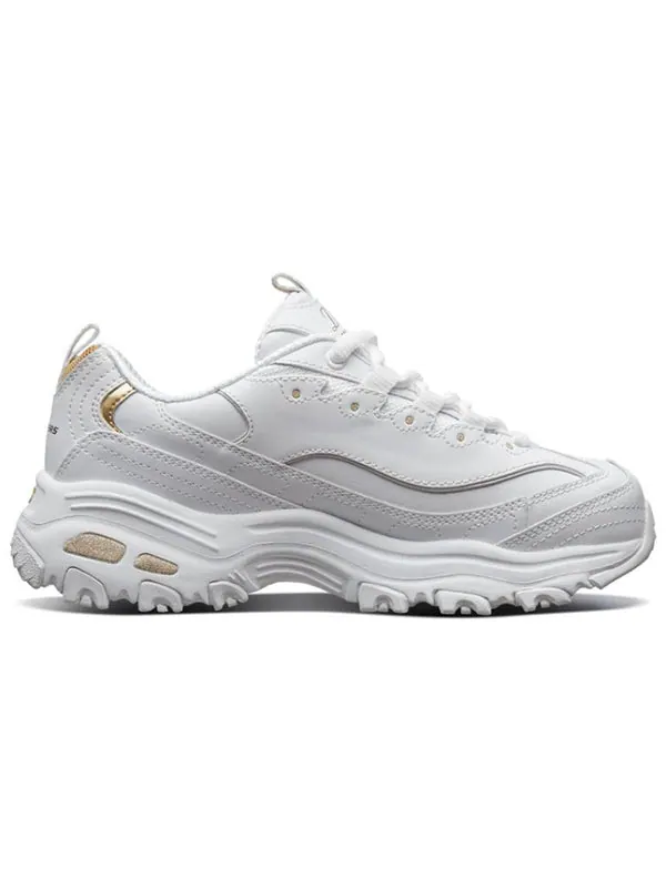 Кроссовки d'lites gs white/gold Skechers — изображение 2 из 4, белый/золотистый