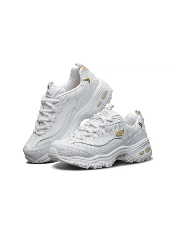 Кроссовки d'lites gs white/gold Skechers — изображение 3 из 4, белый/золотистый