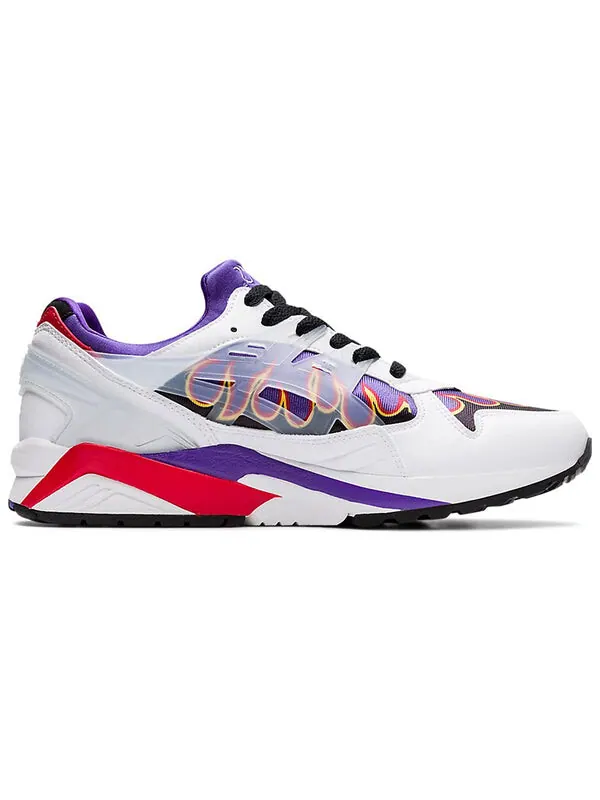 Кроссовки sneakerwolf x gel kayano Asics — изображение 2 из 4, белый/фиолетовый