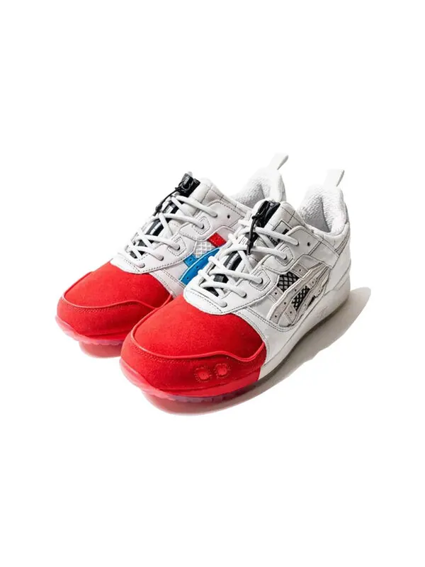Кроссовки mita x gel lyte 3 Asics — изображение 3 из 4, белый/красный