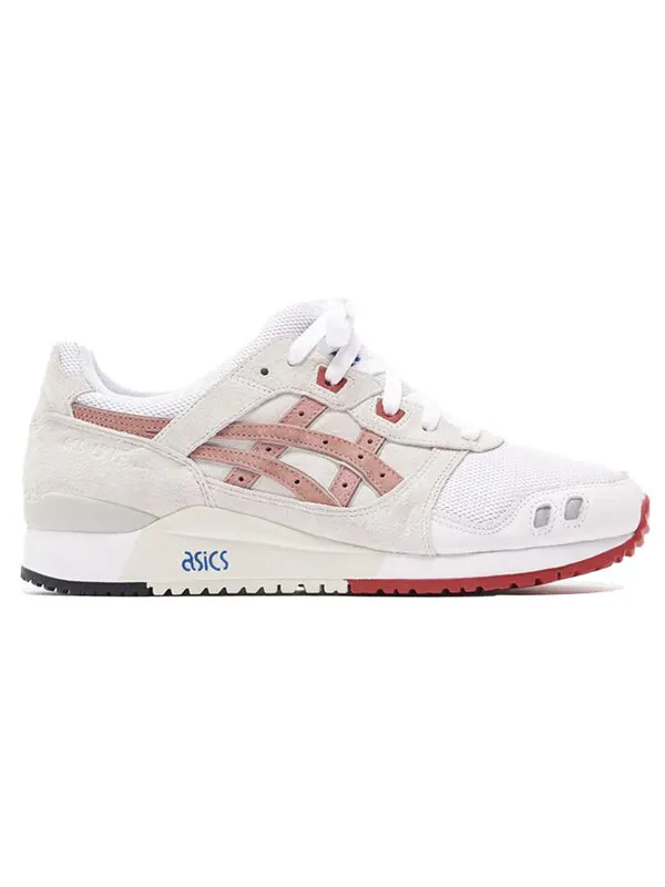 Кроссовки x kith gel lyte 3 og Asics — изображение 2 из 4, белый/розовый