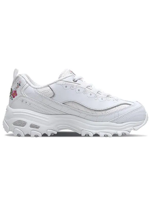 Кроссовки d'lites 1.0 gs white Skechers — изображение 2 из 4, белый