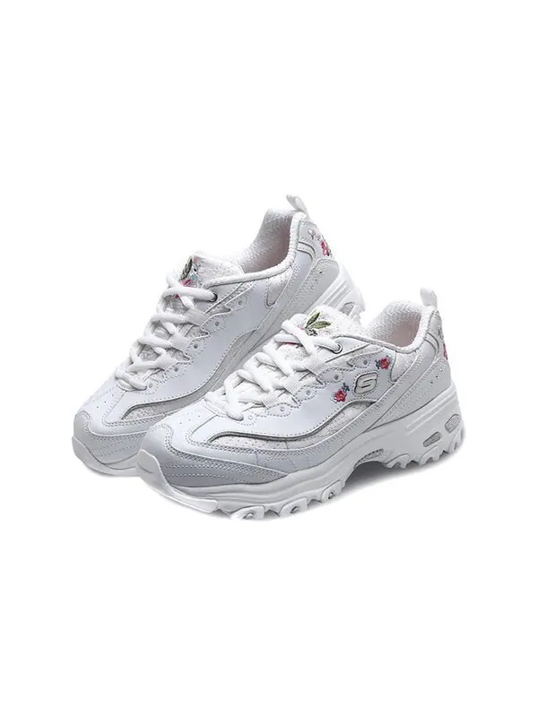 Кроссовки d'lites 1.0 gs white Skechers — изображение 3 из 4, белый