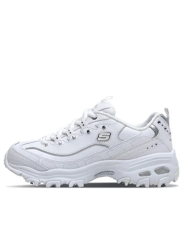 Кроссовки d lites silver/white Skechers — изображение 1 из 4, белый/серебристый