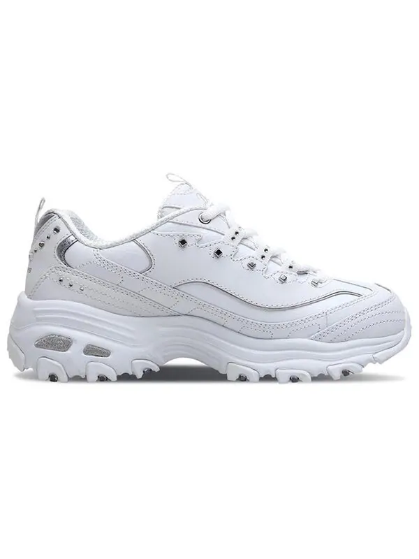 Кроссовки d lites silver/white Skechers — изображение 2 из 4, белый/серебристый