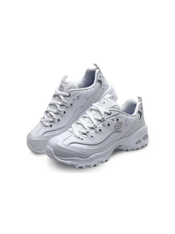 Кроссовки d lites silver/white Skechers — изображение 3 из 4, белый/серебристый