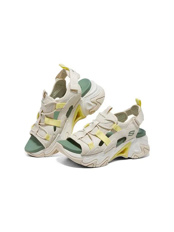 Сандалии stamina v3 'beige green' Skechers — изображение 3 из 4, бежевый/зеленый