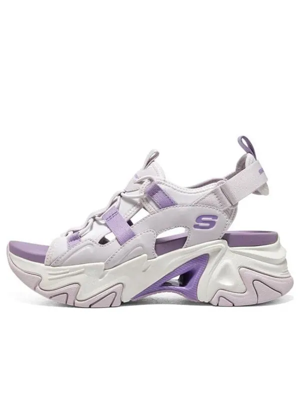 Сандалии stamina v3 'white purple' Skechers — изображение 1 из 4, белый/фиолетовый
