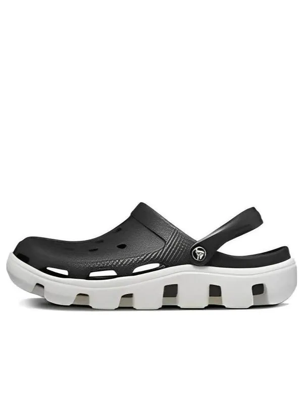 Сандалии duet beach sandals black white Crocs — изображение 1 из 4, черный белый