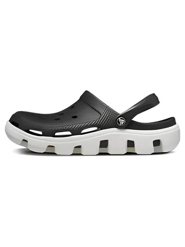 Сандалии duet beach sandals black white Crocs — изображение 2 из 4, черный белый