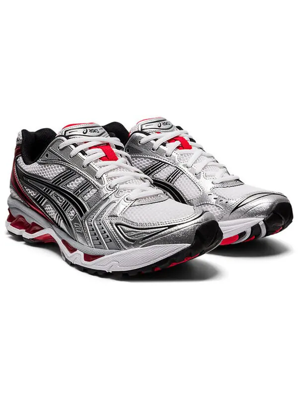 Кроссовки гель каяно 14 Asics — изображение 3 из 4, белый/красный