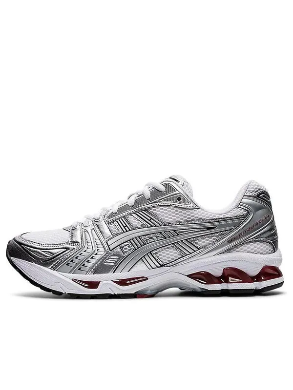 Кроссовки гель каяно 14 Asics — изображение 1 из 4, серебристый/белый