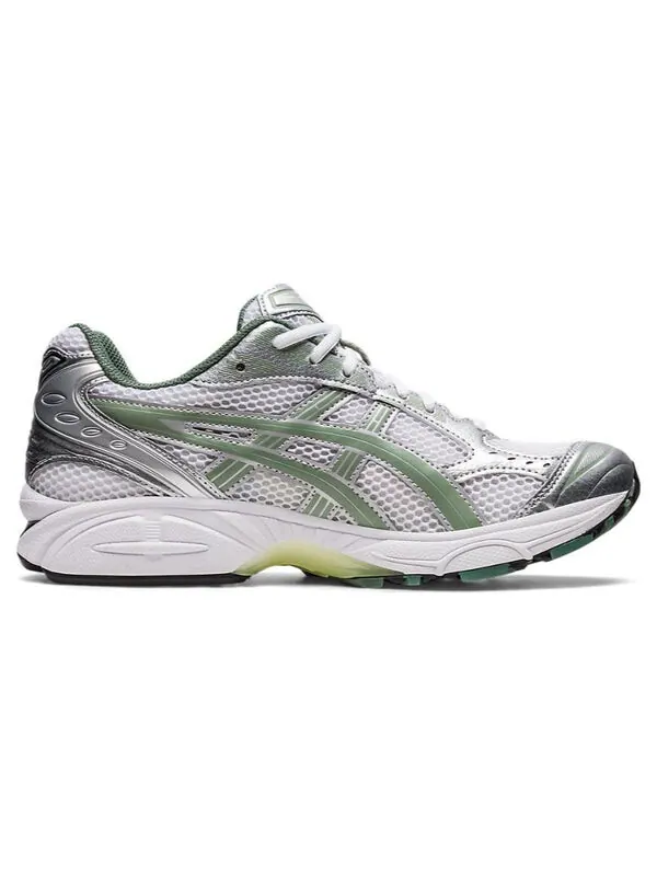 Кроссовки гель каяно 14 Asics — изображение 2 из 4, серебристый/зеленый