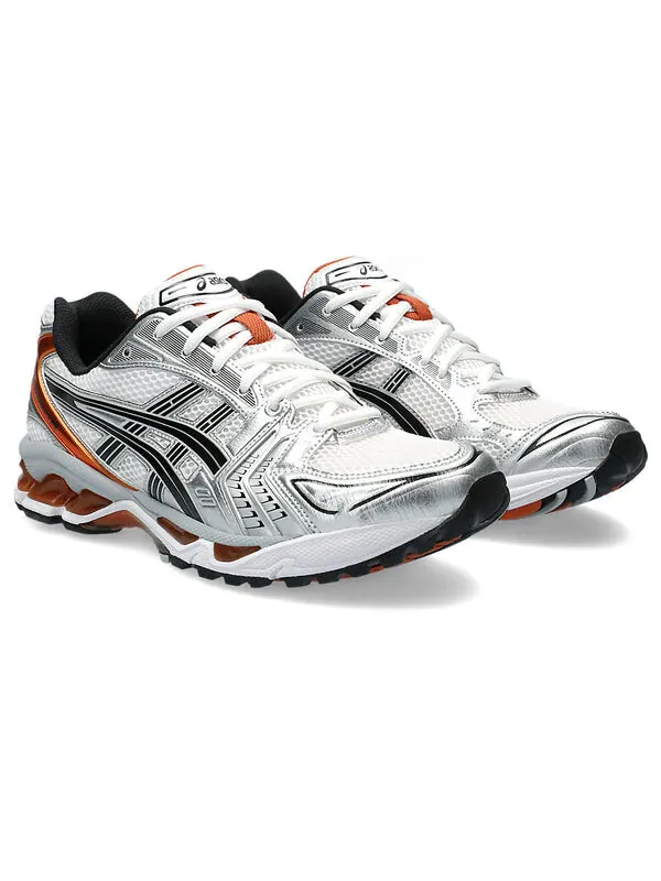 Кроссовки Asics Gel-Kayano 14 'White Piquant Orange' — изображение 2 из 4, белый/оранжевый