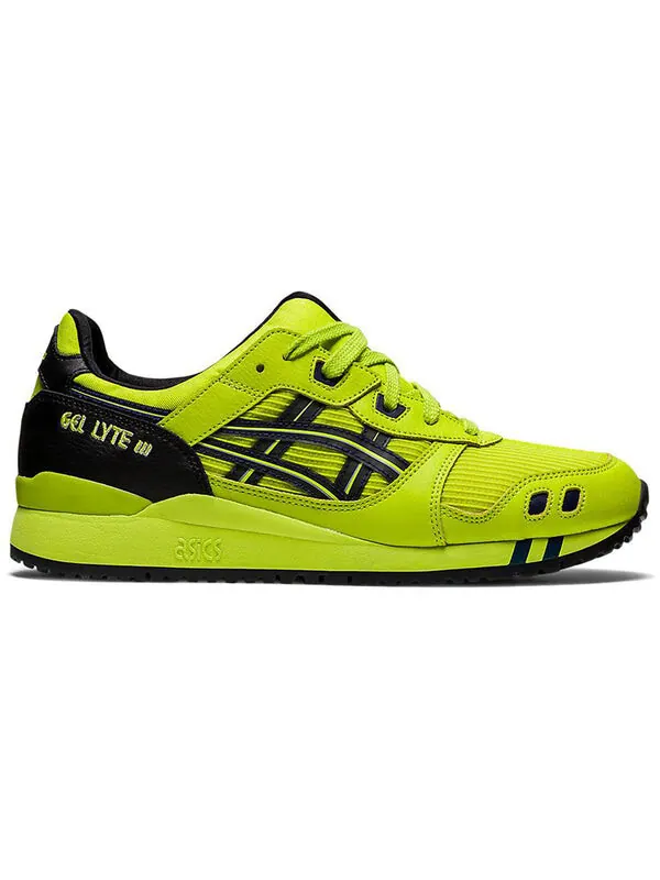 Кроссовки гель лайт 3 Asics — изображение 2 из 4, желтый/зеленый