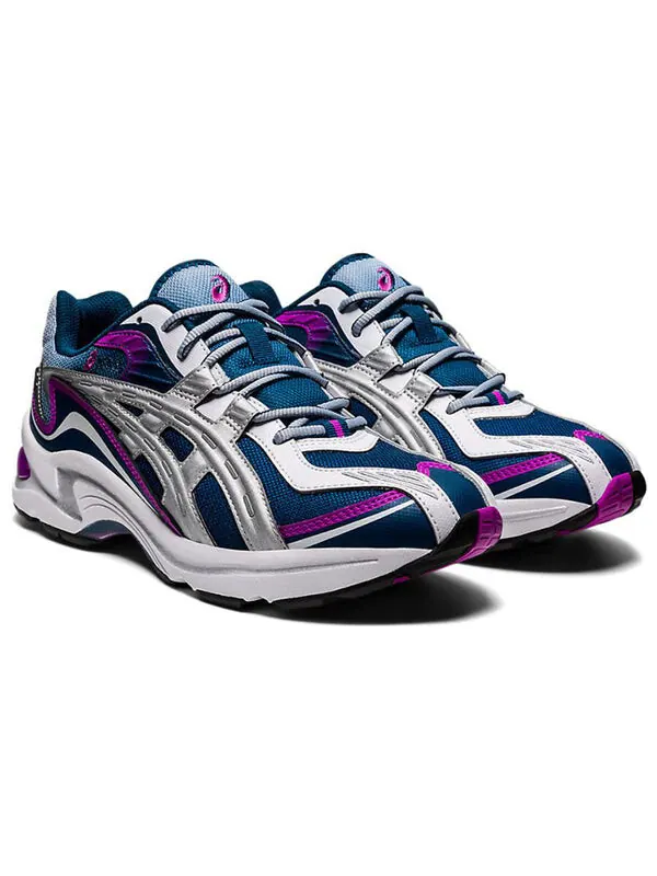 Кроссовки гелевые preleus Asics — изображение 3 из 4, синий/серебристый
