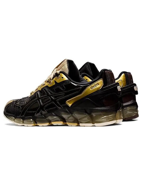 Кроссовки gmbh x gel quantum 360 6 Asics — изображение 4 из 4, черный/золотистый