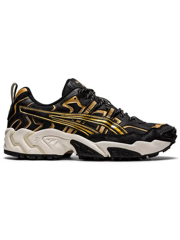 Кроссовки gel nandi золотые Asics — изображение 2 из 4, черный/золотистый