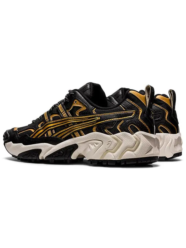 Кроссовки gel nandi золотые Asics — изображение 4 из 4, черный/золотистый