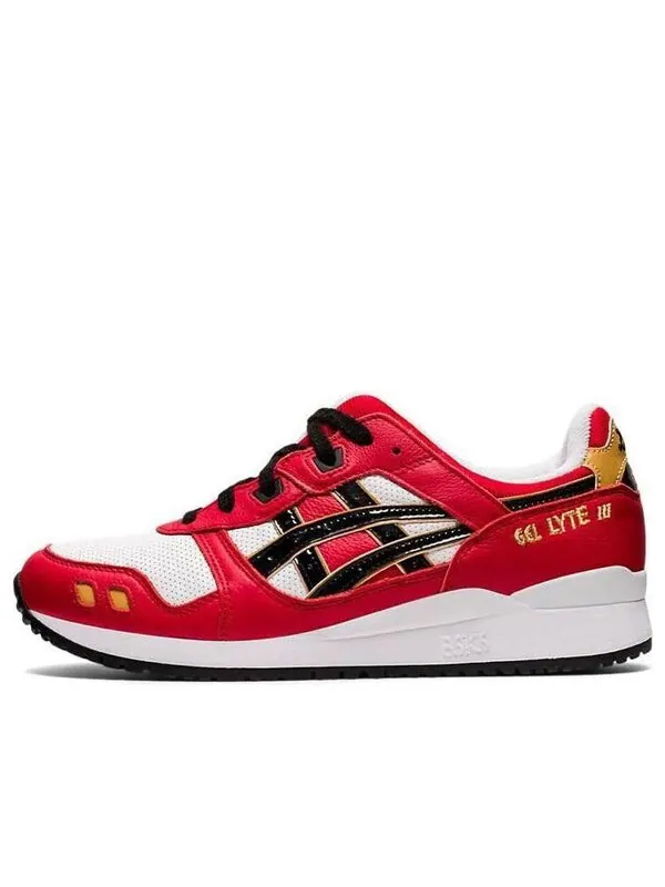 Кроссовки гель лайт 3 ог Asics — изображение 1 из 4, красный/белый