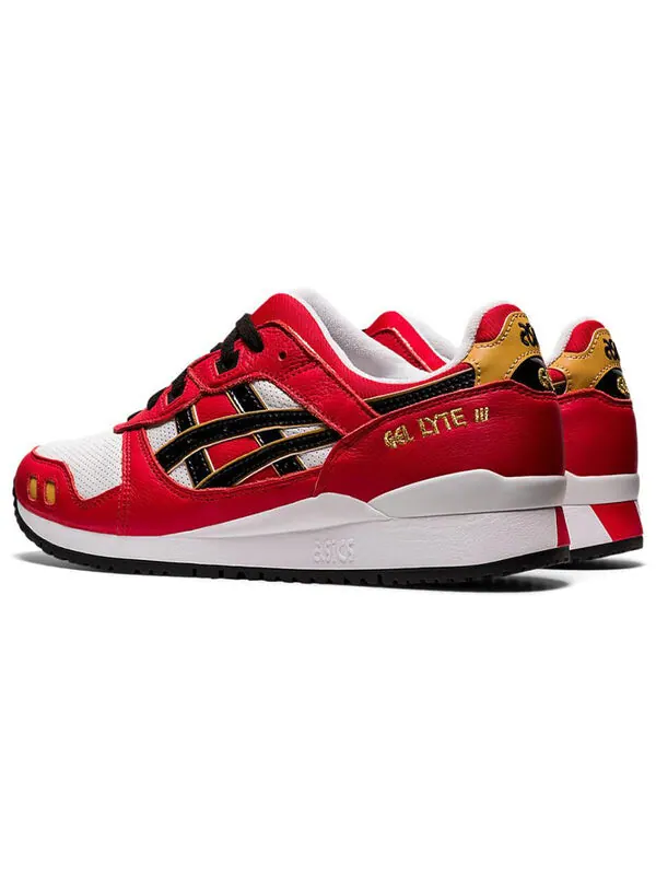 Кроссовки гель лайт 3 ог Asics — изображение 3 из 4, красный/белый