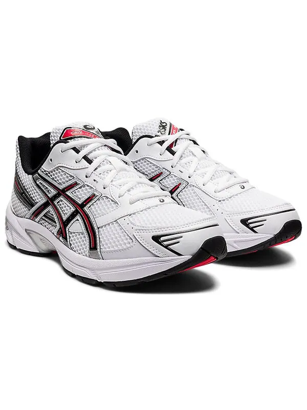 Кроссовки gel-1130 'white electric red' Asics — изображение 3 из 4, белый/красный