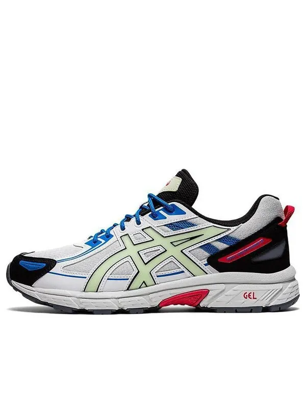 Кроссовки гель венчур 6 Asics — изображение 1 из 4, белый/зеленый