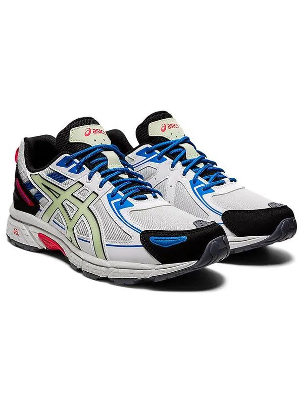 Кроссовки гель венчур 6 Asics — изображение 3 из 4, белый/зеленый