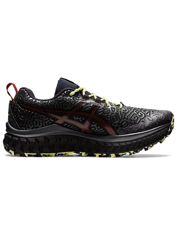 Кроссовки brain dead x trabuco max 'chaos slime' Asics — изображение 2 из 4, черный/зеленый
