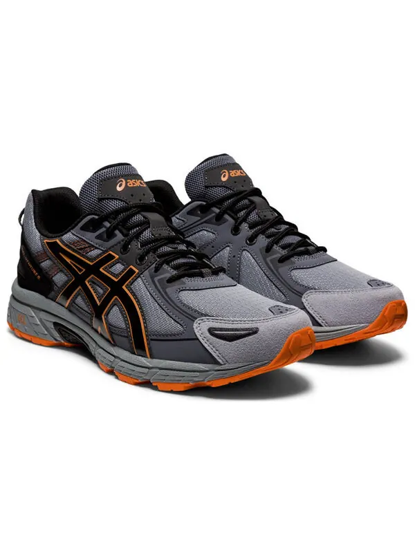 Кроссовки гель венчур 6 Asics — изображение 3 из 4, серый/черный