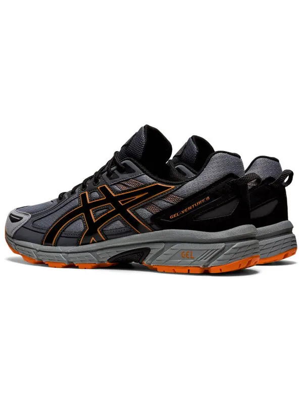 Кроссовки гель венчур 6 Asics — изображение 4 из 4, серый/черный