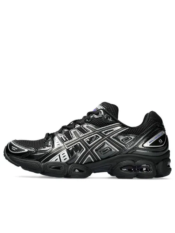Кроссовки гель нимбус 9 Asics — изображение 1 из 4, черный/серебристый
