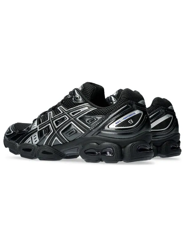 Кроссовки гель нимбус 9 Asics — изображение 4 из 4, черный/серебристый