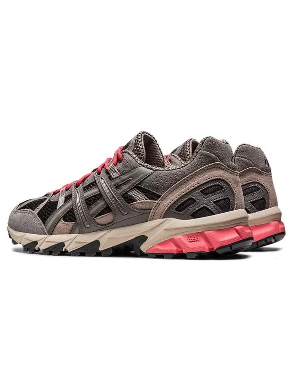 Кроссовки гель сонома 15 50 глиняно-серый Asics — изображение 4 из 4, серый/розовый