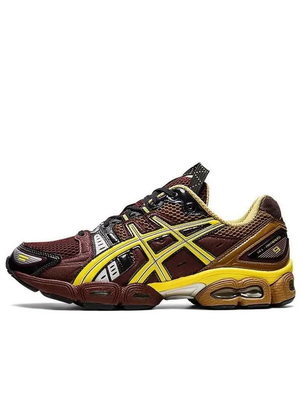 Кроссовки ub3-s gel nimbus 9 'rum raisin' Asics — изображение 1 из 4, коричневый/желтый