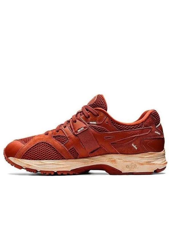 Кроссовки джинсовые слезы x гель mc plus Asics — изображение 1 из 4, коричневый/белый